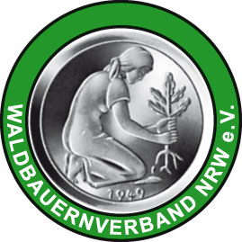 Logo des Waldbauernverbands NRW mit Pflanzmotiv